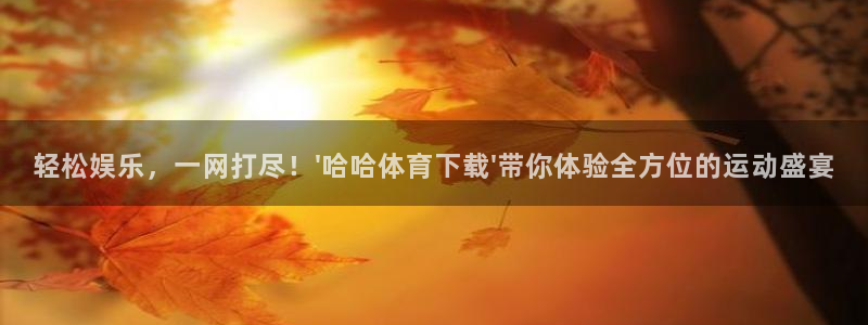 轻松娱乐，一网打尽！\'哈哈体育下载\'带你体验全方位的运动盛宴